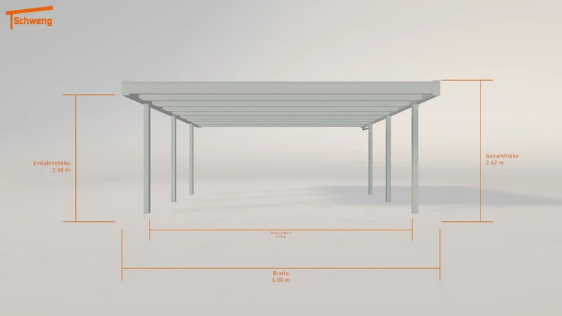 #AT Schweng Flachdachcarport C600+ (ID mjkpkw) #MTG