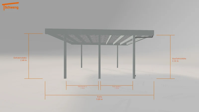 #AT Schweng Flachdachcarport C600+ (ID mjkpkw) #MTG