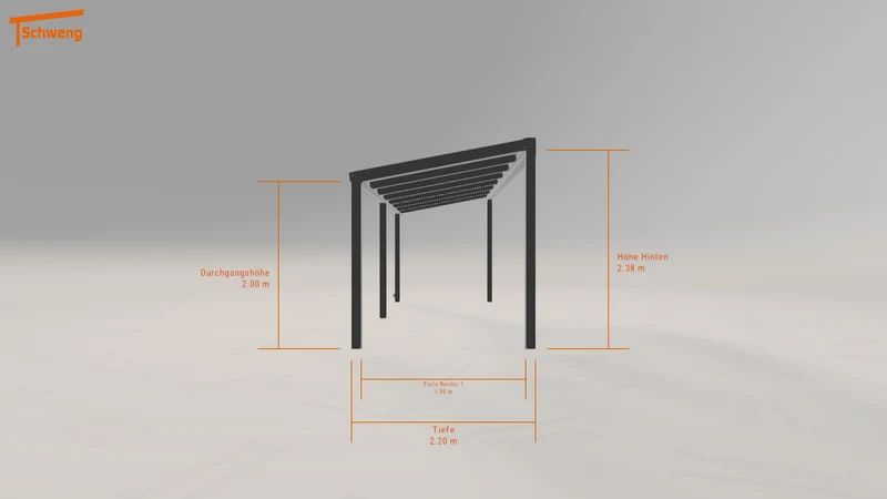 #DE Schweng Terrassenüberdachung S350 (ID 5mr85k)