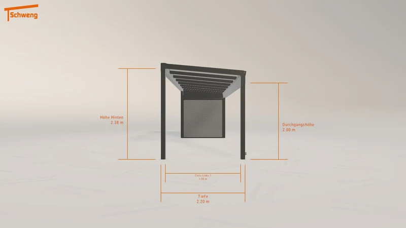 #DE Schweng Terrassenüberdachung S350 (ID 2q45vw)