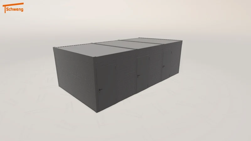 #DE Schweng Flachdachcarport C600 (ID 332795)