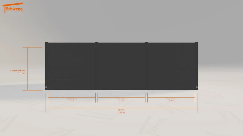 #DE Schweng Flachdachcarport C600 (ID 332795)