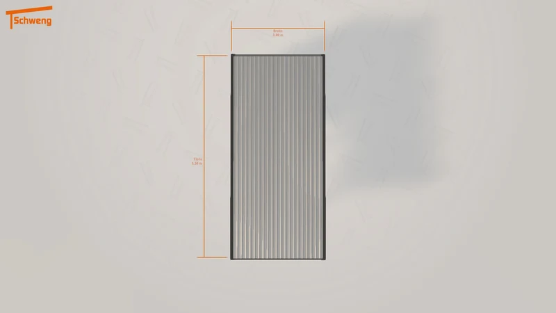 #DE Schweng Flachdachcarport C600 (ID bkrzpb)