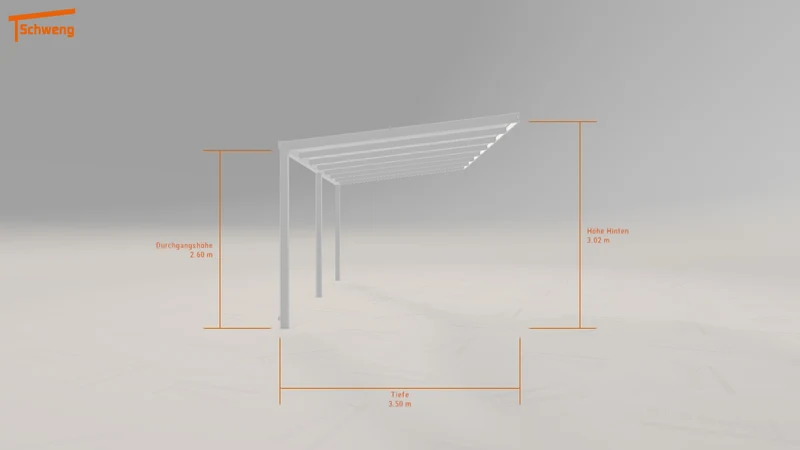 #DE Schweng Terrassenüberdachung S400 (ID bkrzjb)