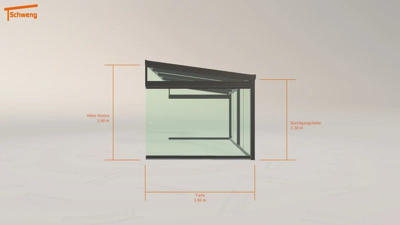 #DE Schweng Terrassenüberdachung S400 (ID 773xmz)