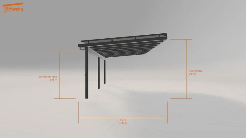 #DE Schweng Terrassenüberdachung S400 (ID 773gd5)