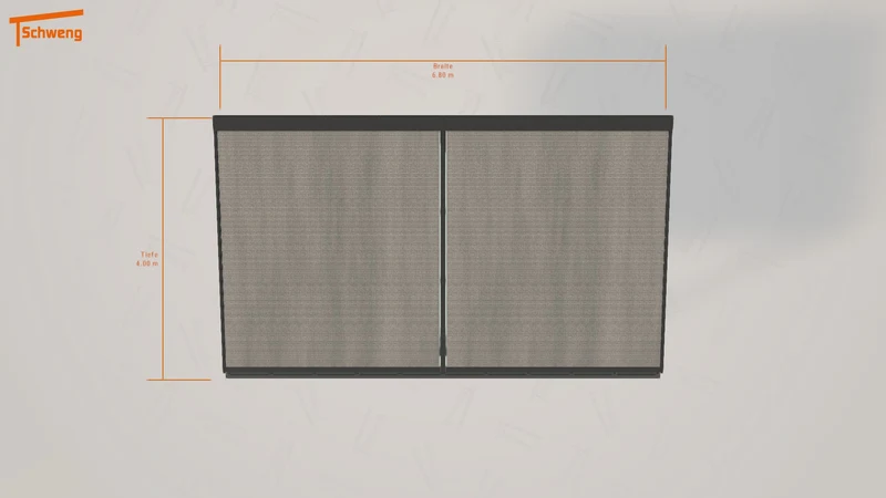 #DE Schweng Terrassenüberdachung S400 (ID 773gd5)