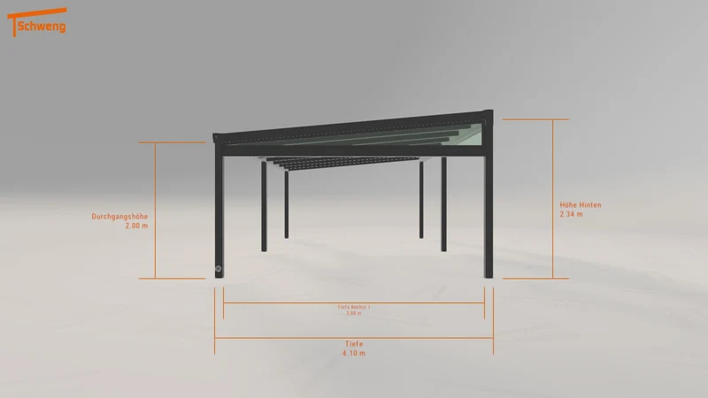 #DE Schweng Terrassenüberdachung S400 (ID n593q5)