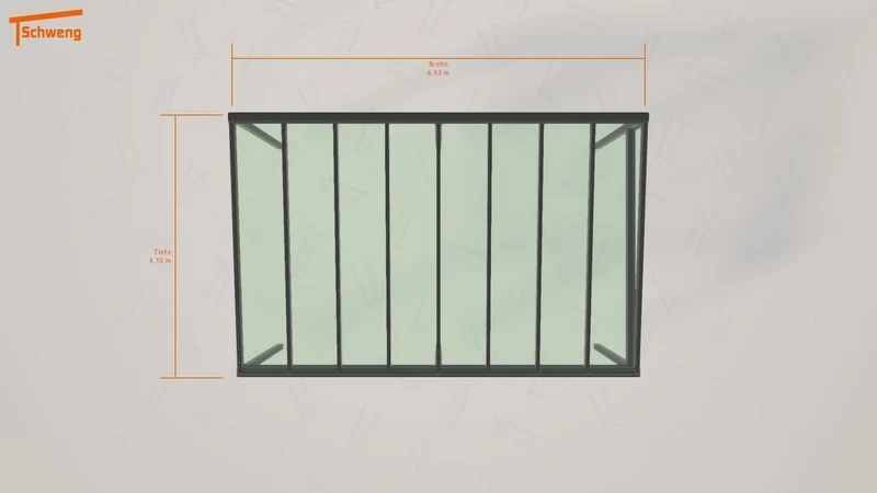 #DE Schweng Terrassenüberdachung S400 (ID n593q5)