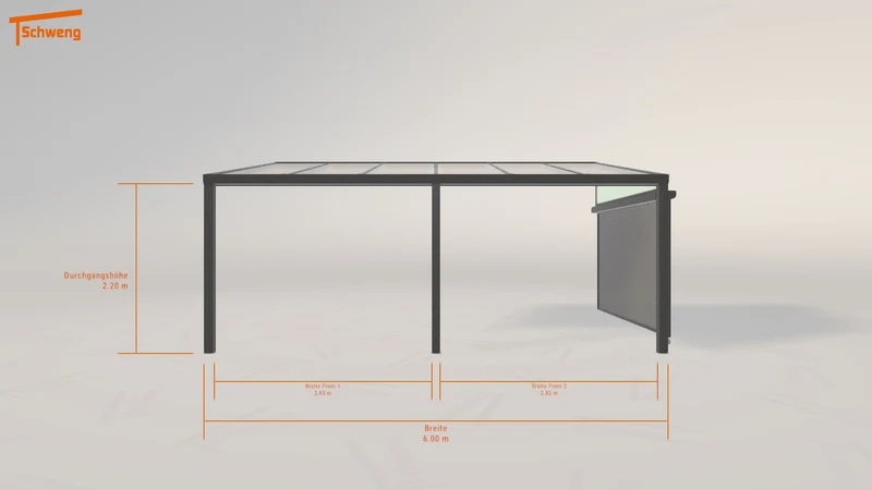 #DE Schweng Terrassenüberdachung S350 (ID v4gdvy)