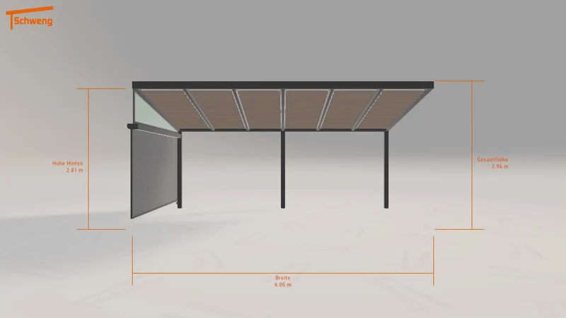 #DE Schweng Terrassenüberdachung S350 (ID v4gdvy)