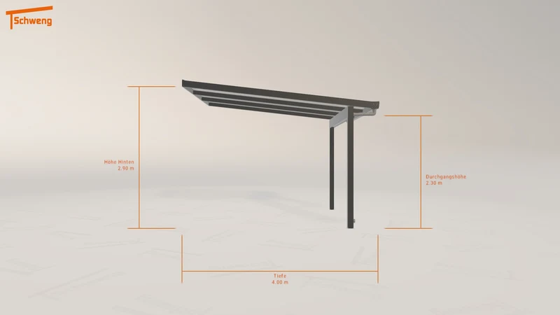 #DE Schweng Terrassenüberdachung S400 (ID 332dkx)