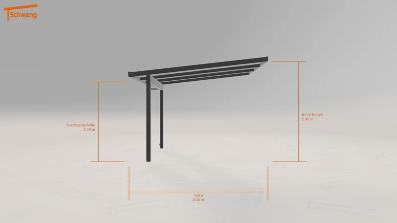 #DE Schweng Terrassenüberdachung S400 (ID 332dkx)