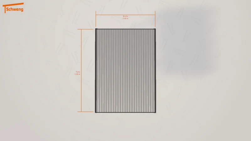 #DE Schweng Flachdachcarport C600 (ID g7vv2n) #MTG
