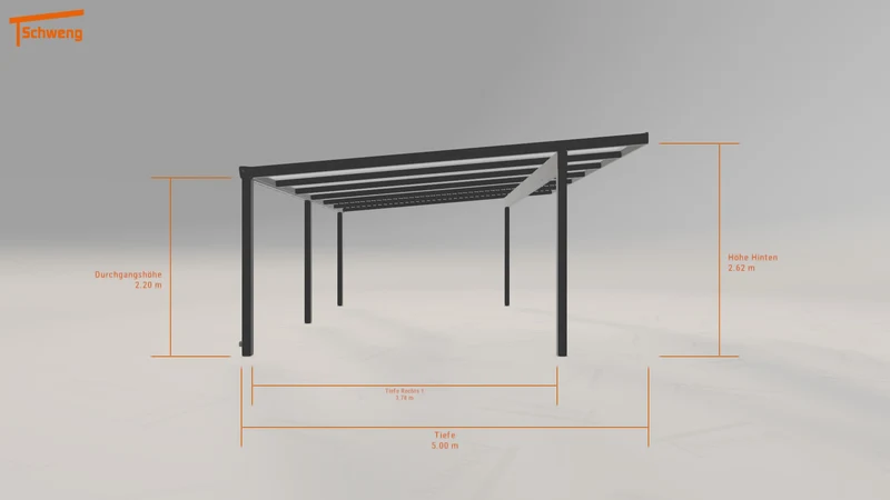 #DE Schweng Pultdachcarport S400 (ID 2q4dkv)