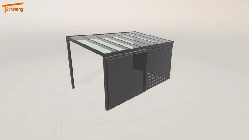 #DE Schweng Terrassenüberdachung S400 (ID v4gv5x)