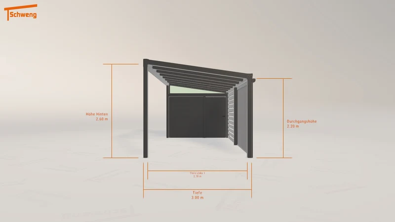 #DE Schweng Terrassenüberdachung S400 (ID v4gv5x)