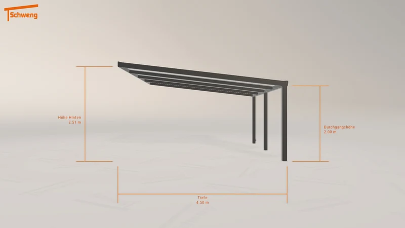 #DE Schweng Terrassenüberdachung S400 (ID bkry9m)
