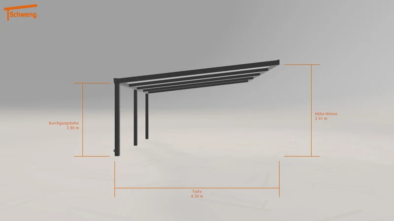#DE Schweng Terrassenüberdachung S400 (ID bkry9m)