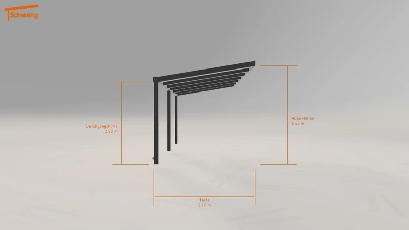 #DE Schweng Terrassenüberdachung S350 (ID 2q4d5y)
