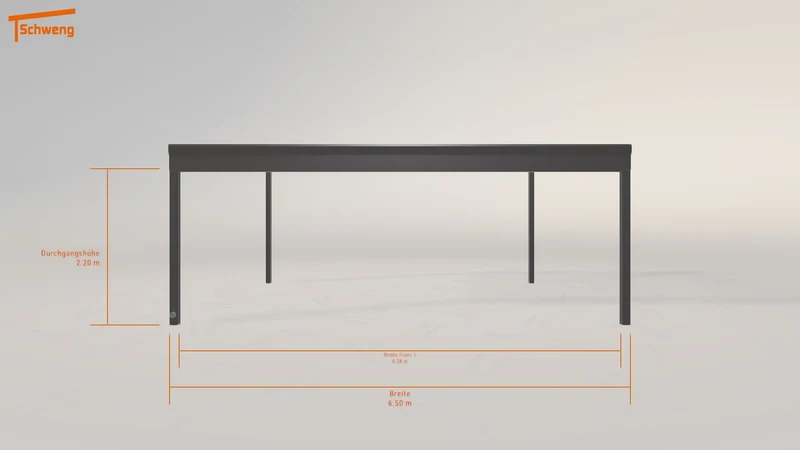 #DE Schweng Terrassenüberdachung S400 (ID 9w4544)