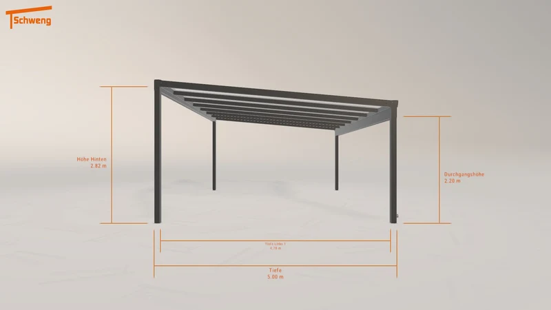 #DE Schweng Terrassenüberdachung S400 (ID 9w4544)