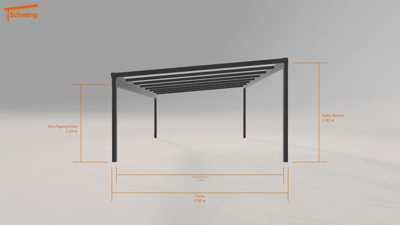 #DE Schweng Terrassenüberdachung S400 (ID 9w4544)
