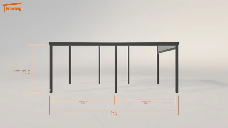 #DE Schweng Pultdachcarport S400 (ID v4gdqy)