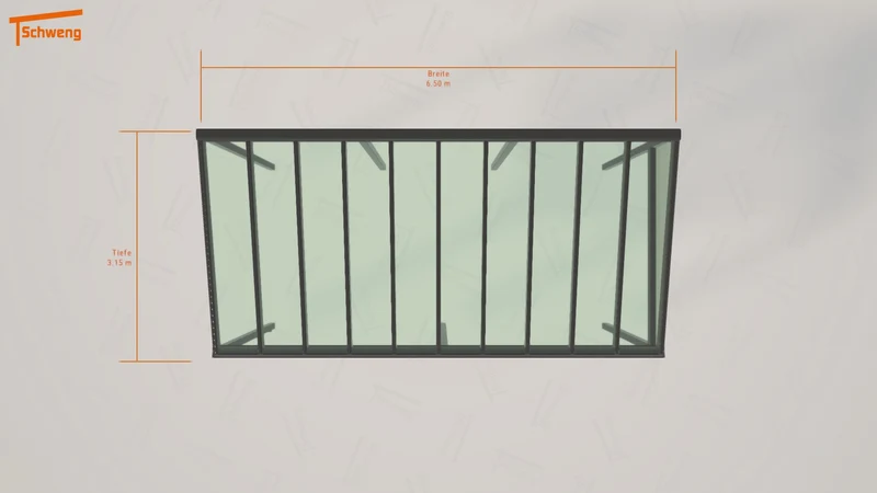 #DE Schweng Pultdachcarport S400 (ID v4gdqy)
