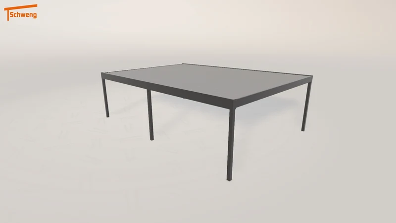 #DE Schweng Flachdachcarport C600 (ID 85zr5x)