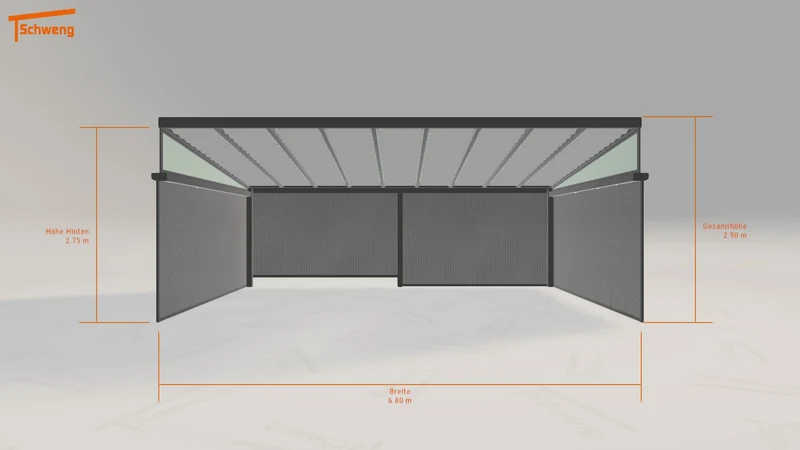 #DE Schweng Terrassenüberdachung S400 (ID 5mrgmq)