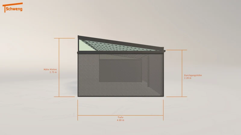 #DE Schweng Terrassenüberdachung S400 (ID 5mrgmq)