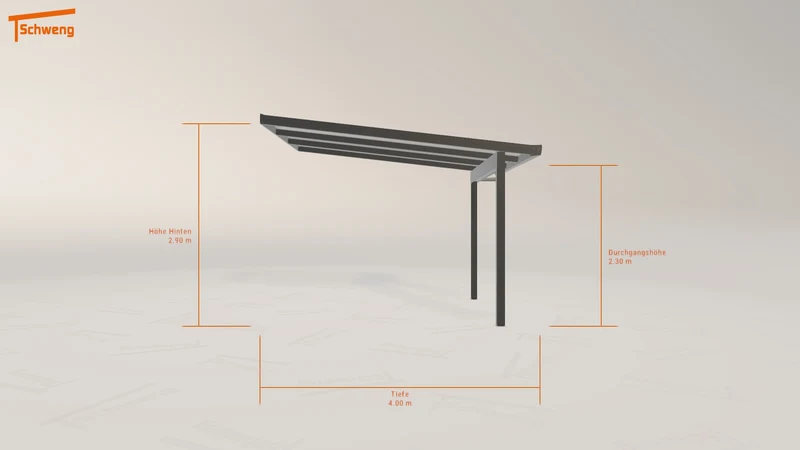 #DE Schweng Terrassenüberdachung S400 (ID n59q75)