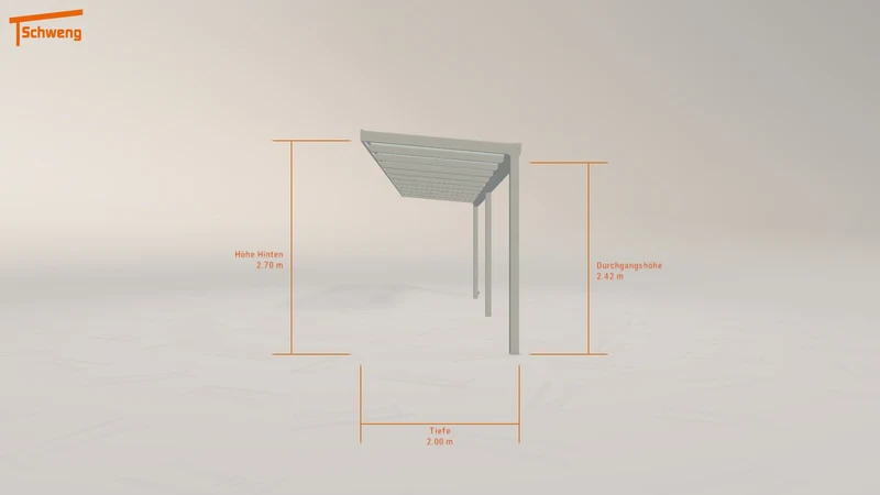 #DE Schweng Terrassenüberdachung S350 (ID bkrbq3)