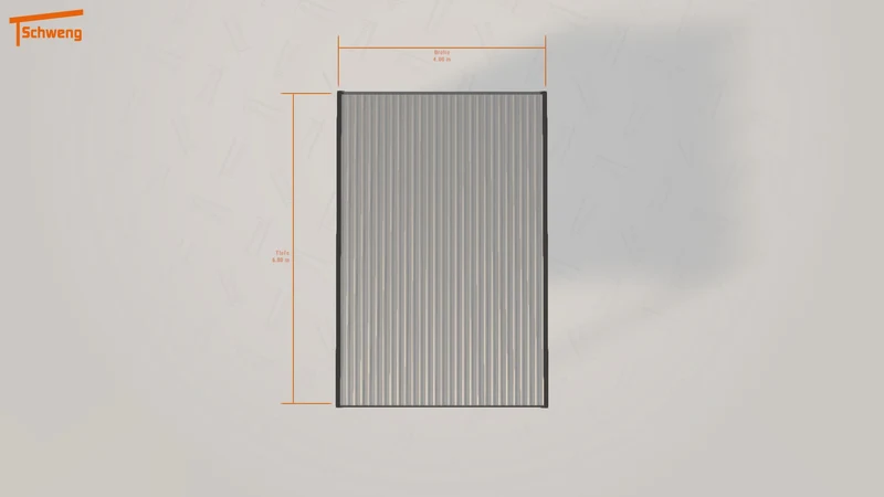 #DE Schweng Flachdachcarport C600 (ID qd7897)