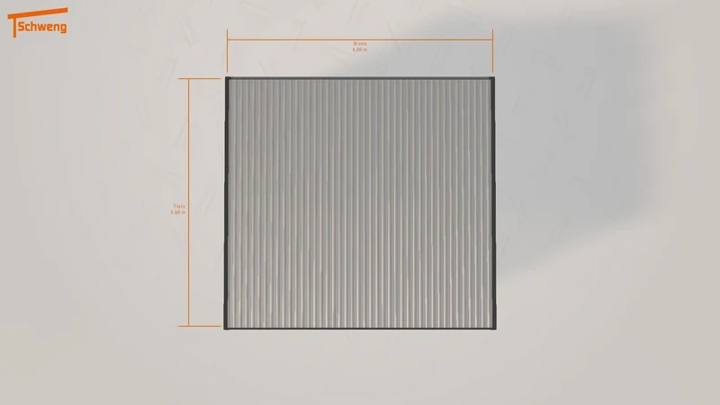 #DE Schweng Flachdachcarport C600 (ID pb55qk) #MTG