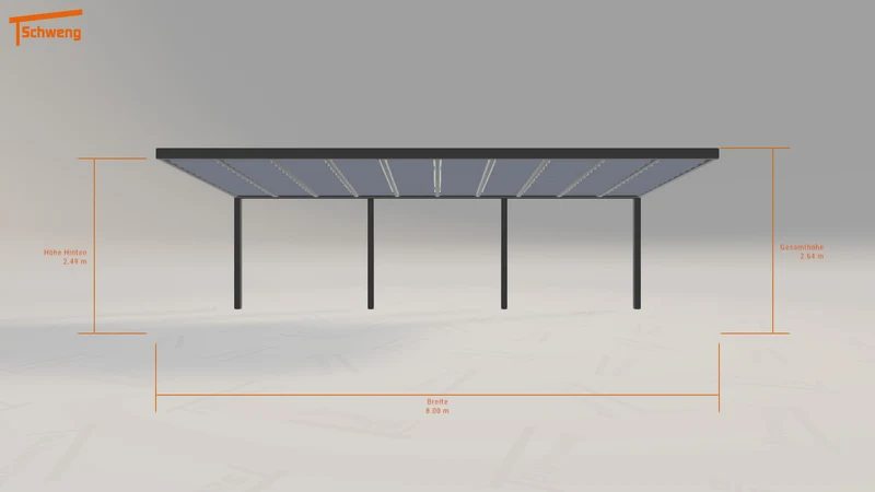 #DE Schweng Terrassenüberdachung S350 (ID 42qqvy)