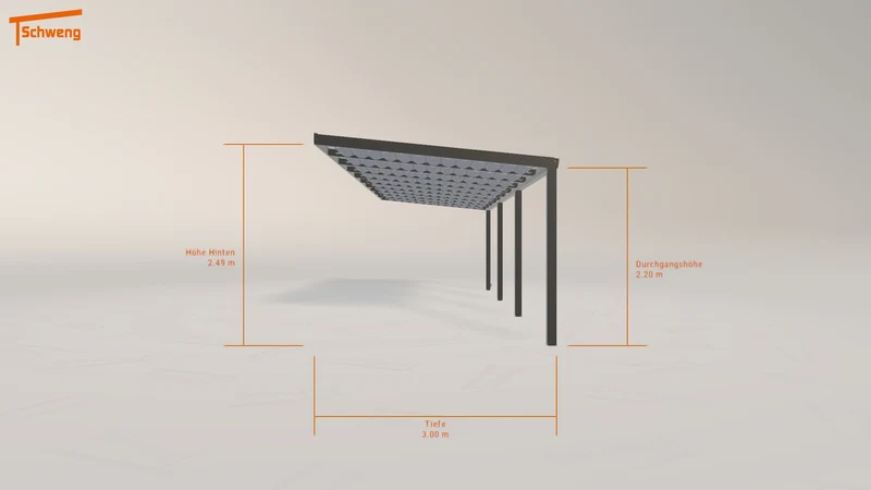 #DE Schweng Terrassenüberdachung S350 (ID 42qqvy)