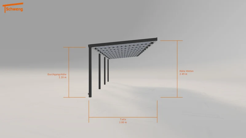#DE Schweng Terrassenüberdachung S350 (ID 42qqvy)