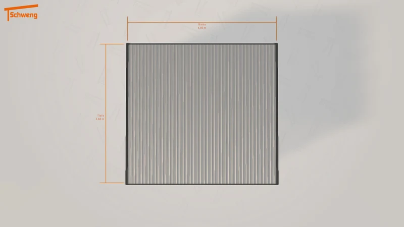 #DE Schweng Flachdachcarport C600 (ID bkrrg3) #MTG