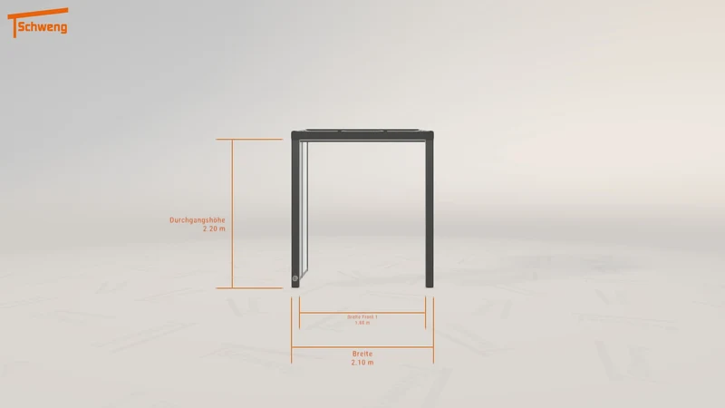 #DE Schweng Terrassenüberdachung S350 (ID 2q44xj)