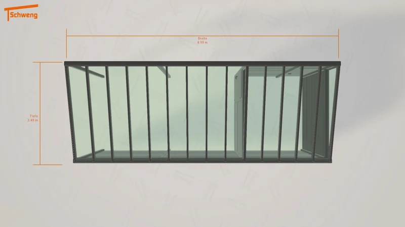 #DE Schweng Pultdachcarport S400 (ID 5mrw7p)