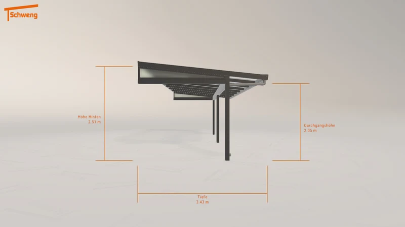 #DE Schweng Terrassenüberdachung S350 (ID dvm9dn)