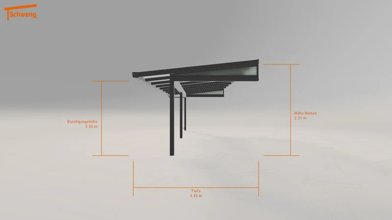 #DE Schweng Terrassenüberdachung S350 (ID dvm9dn)
