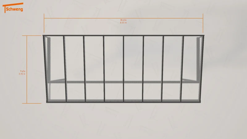 #DE Schweng Terrassenüberdachung S350 (ID dvm9dn)