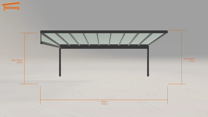 #DE Schweng Terrassenüberdachung S400 (ID 9w42j9)