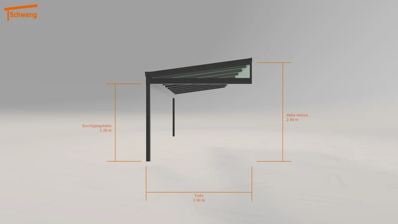 #DE Schweng Terrassenüberdachung S400 (ID 9w42j9)