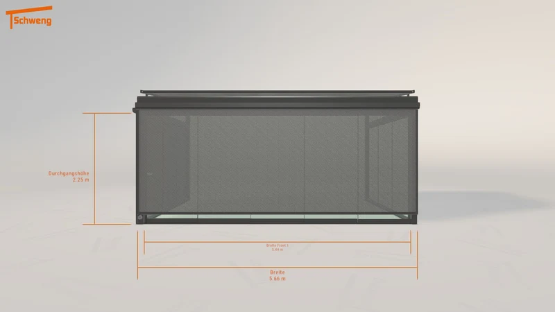 #DE Schweng Terrassenüberdachung S400 (ID x74x4g)