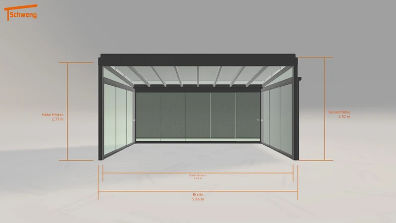 #DE Schweng Terrassenüberdachung S400 (ID x74x4g)