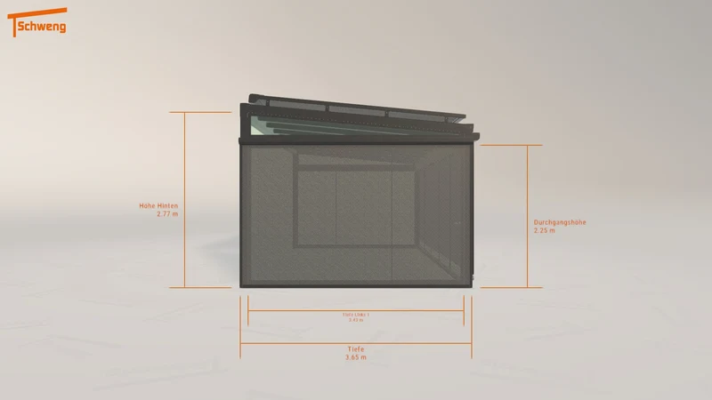 #DE Schweng Terrassenüberdachung S400 (ID x74x4g)